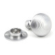 Satin Chrome Beehive Door Knobs