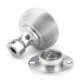 Satin Chrome Beehive Door Knobs