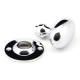Polished Chrome Oval Knob Set