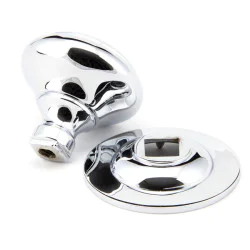 Centre Door Knob - Polished Chrome Finish