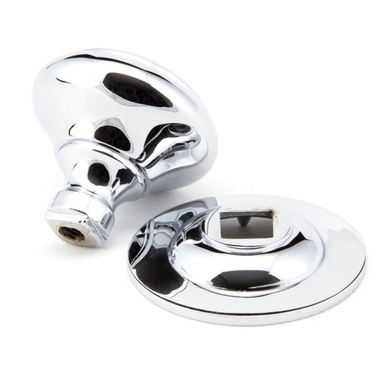 Centre Door Knob - Polished Chrome Finish