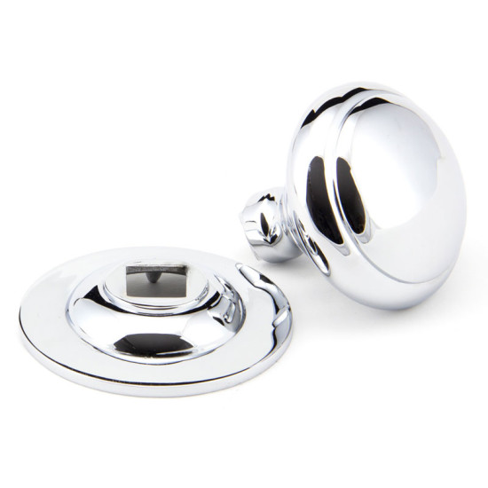 Centre Door Knob - Polished Chrome Finish