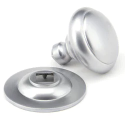 Centre Door Knob - Satin Chrome Finish