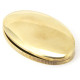 Aged Brass Oval Escutcheon & Cover
