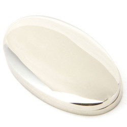 Polished Nickel Oval Escutcheon & Cover