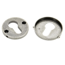Blacksmith Pewter Patina Regency Concealed Euro Escutcheon