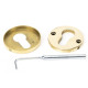 Aged Brass Regency Concealed Euro Escutcheon
