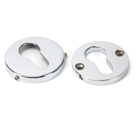 Polished Chrome Regency Concealed Euro Escutcheon