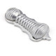 Satin Chrome Beehive Escutcheon
