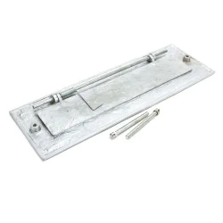 Satin Chrome Letter Plate