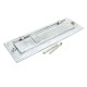 Satin Chrome Letter Plate
