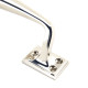 Period Art Deco Pull Handle - Polished Nickel