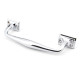 Period Art Deco Pull Handle - Polished Chrome