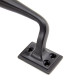 Period Art Deco Pull Handle - Aged Bronze