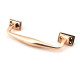 Period Art Deco Pull Handle - Polished Bronze