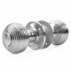 Grand Satin Chrome Beehive Door Knobs