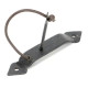 External Blacksmith Beeswax Locking Screw on Staple Gothic End