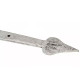 Blacksmith Pewter Patina Arrow Head Barn Door Hinges