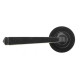 Blacksmith External Beeswax Avon Lever Door Handle on Round Rose Set - Sprung