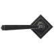 Blacksmith External Beeswax Avon Lever Door Handle on Square Rose Set - Unsprung