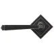 Blacksmith External Beeswax Avon Lever Door Handle on Square Rose Set - Unsprung