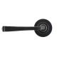 Traditional Blacksmith Regency Lever Door Handle on Round Rose Set - Sprung