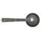Blacksmith Pewter Patina Avon Lever Door Handle on Beehive Rose Set - Unsprung