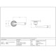 Blacksmith Pewter Patina Avon Lever Door Handle on Beehive Rose Set - Unsprung