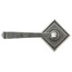 Blacksmith Pewter Patina Avon Lever Door Handle on Square Rose Set - Sprung