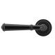 Traditional Blacksmith Regency Lever Door Handle on Art Deco Rose Set - Sprung