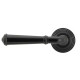 Traditional Blacksmith Regency Lever Door Handle on Beehive Rose Set - Unsprung