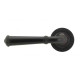 Blacksmith External Beeswax Regency Lever Door Handle on Round Rose Set - Sprung