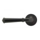 Blacksmith External Beeswax Regency Lever Door Handle on Beehive Rose Set -Sprung