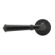 Blacksmith External Beeswax Regency Lever Door Handle on Beehive Rose Set -Sprung