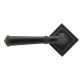 Blacksmith External Beeswax Regency Lever Door Handle on Square Rose Set - Unsprung