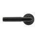 Traditional Blacksmith Brompton Lever Door Handle on Beehive Rose Set - Sprung