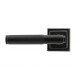 Traditional Blacksmith Brompton Lever Door Handle on Square Rose Set - Sprung