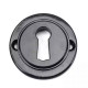 Traditional Blacksmith Art Deco Round Escutcheon