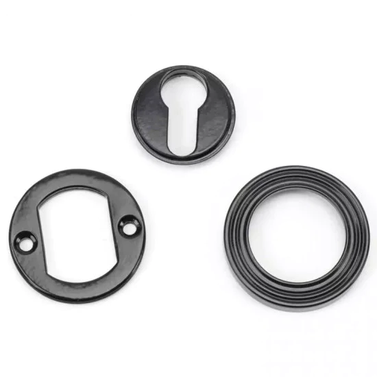 Traditional Blacksmith Beehive Round Euro Escutcheon