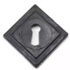 Blacksmith External Beeswax Square Escutcheon