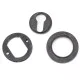 Blacksmith External Beeswax Round Euro Escutcheon