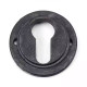 Blacksmith External Beeswax Round Euro Escutcheon