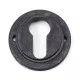 Blacksmith External Beeswax Art Deco Round Euro Escutcheon
