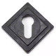 Blacksmith External Beeswax Square Euro Escutcheon