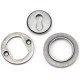 Blacksmith Pewter Patina Round Escutcheon