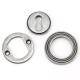 Blacksmith Pewter Patina Beehive Round Escutcheon