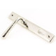 Hammered Newbury Slimline Sprung Lever Espagnolette - Polished Nickel