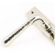Hammered Newbury Slimline Sprung Lever Espagnolette - Polished Nickel