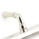 Hammered Newbury Slimline Sprung Lever Espagnolette - Polished Nickel