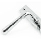 Hammered Newbury Slimline Sprung Lever Espagnolette - Polished Chrome